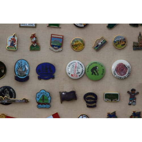 826 - LARGE QUANTITY OF VINTAGE AND MODERN PIN BADGES