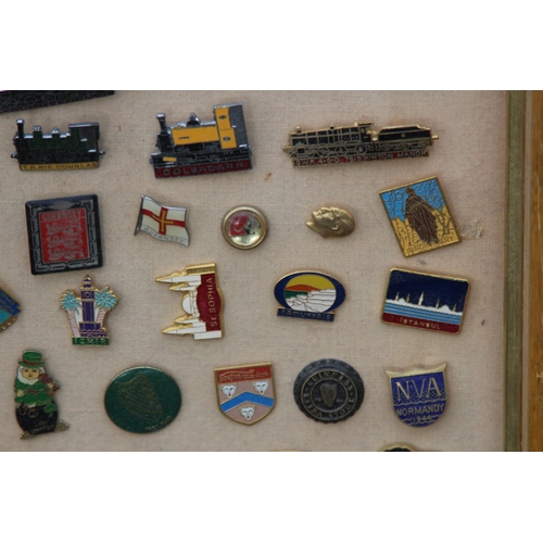 826 - LARGE QUANTITY OF VINTAGE AND MODERN PIN BADGES