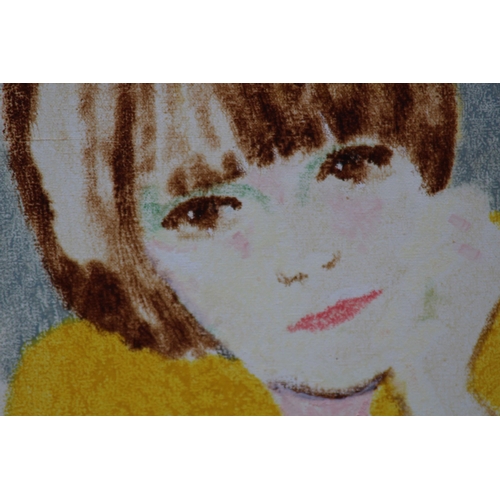 165 - CANVAS OF MARY QUANT (MQ)
79 X 66CM