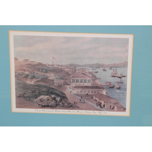 172 - 2 X ANTIQUE PRINTS OF HONG KONG
63 X 50CM