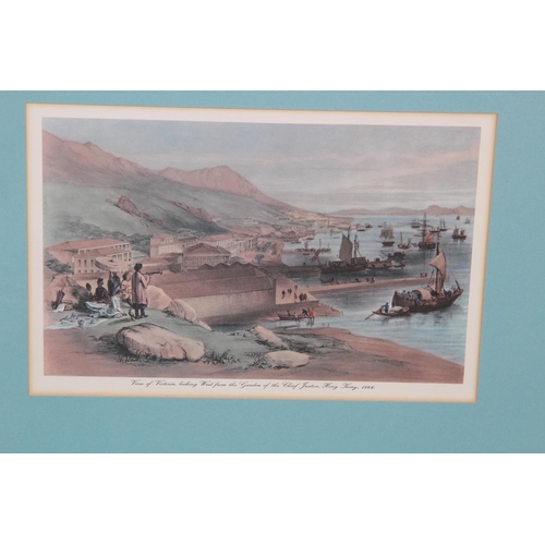 172 - 2 X ANTIQUE PRINTS OF HONG KONG
63 X 50CM