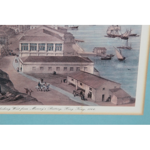 172 - 2 X ANTIQUE PRINTS OF HONG KONG
63 X 50CM