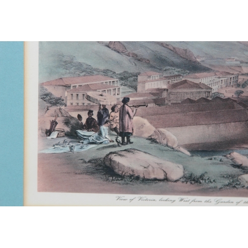 172 - 2 X ANTIQUE PRINTS OF HONG KONG
63 X 50CM