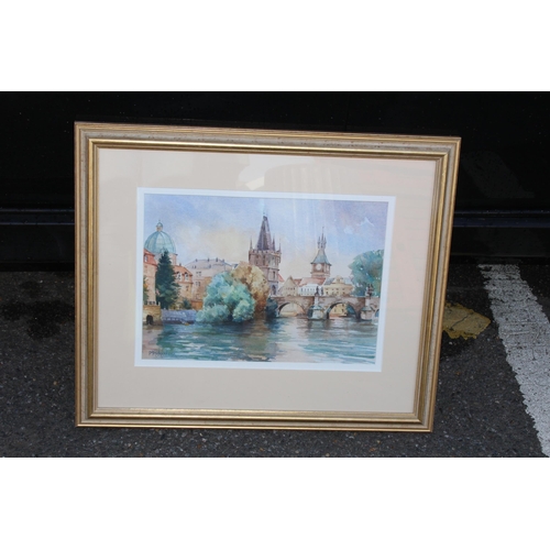 173 - WATERCOLOUR SIGNED P. RICHARDSON
55 X 47CM