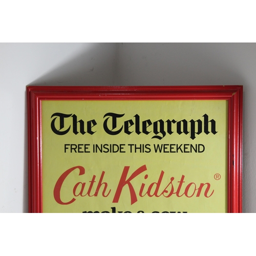 179 - SIGNED KATH KIDSON FRAMED POSTER 
65 X 48CM