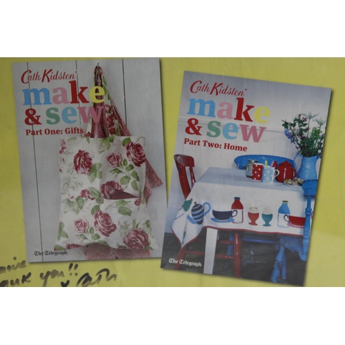 179 - SIGNED KATH KIDSON FRAMED POSTER 
65 X 48CM