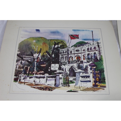 180 - QUANTITY OF PRINTS OF TRINIDAD x5
46 X 42CM