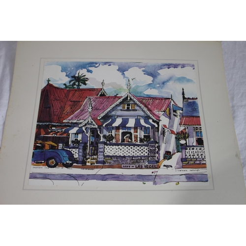 180 - QUANTITY OF PRINTS OF TRINIDAD x5
46 X 42CM