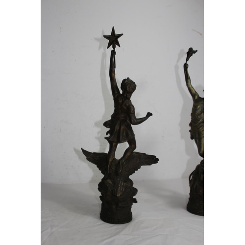 820 - PAIR OF SELTER FIGURES
45CM