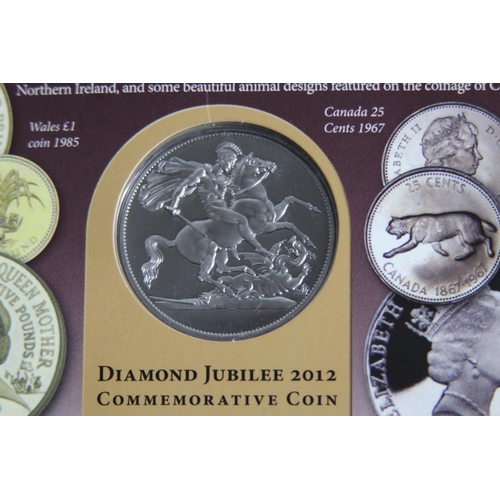 910 - MAUNDY MONEY SET AND DIAMOND JUBILEE COIN