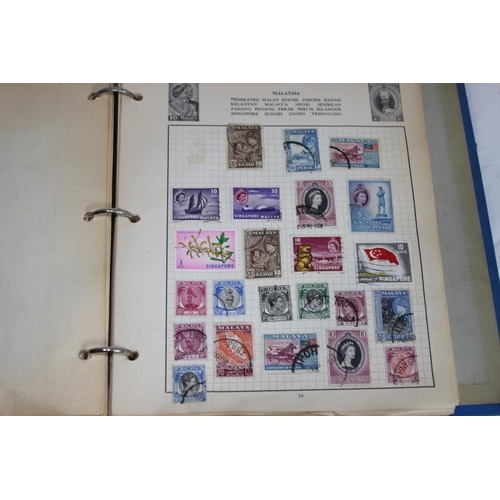 452 - 2 X VINTAGE STAMP ALBUMS