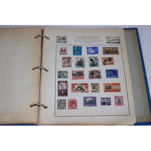 452 - 2 X VINTAGE STAMP ALBUMS