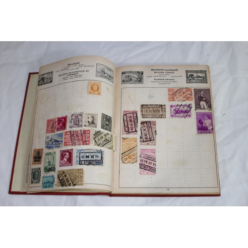 452 - 2 X VINTAGE STAMP ALBUMS