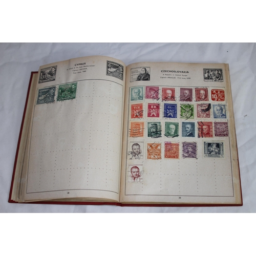 452 - 2 X VINTAGE STAMP ALBUMS