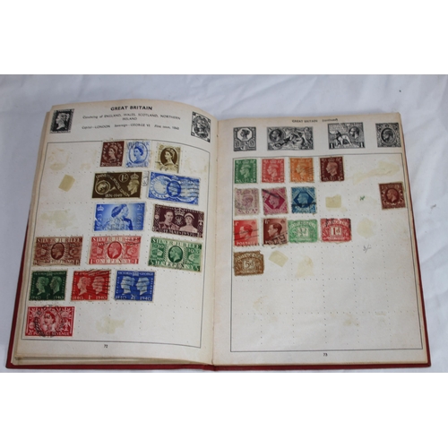 452 - 2 X VINTAGE STAMP ALBUMS