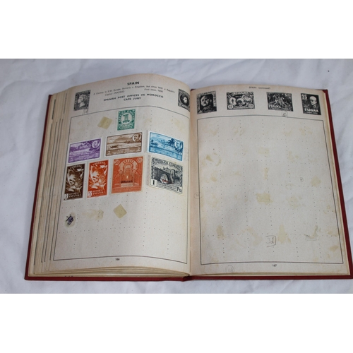 452 - 2 X VINTAGE STAMP ALBUMS