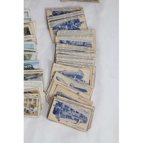 453 - QUANTITY OF CIGARETTE CARDS AND OLD TINS