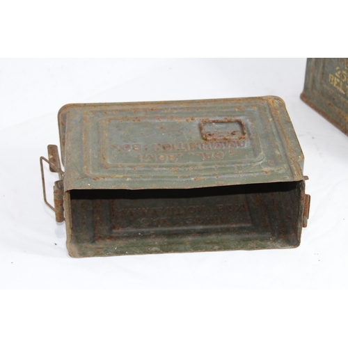 740 - 2 X AMERICAN AMMO BOXES