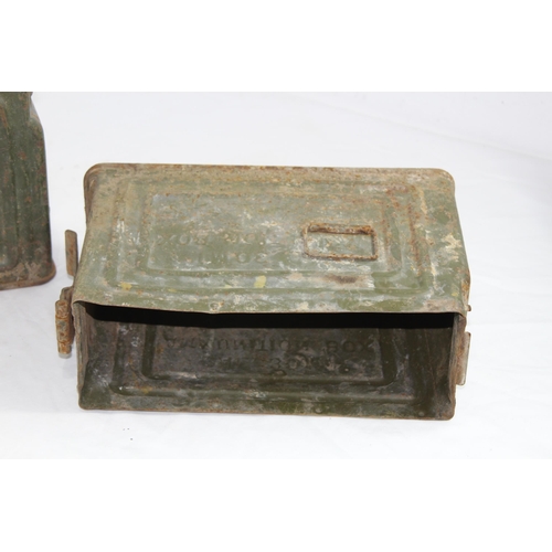 740 - 2 X AMERICAN AMMO BOXES