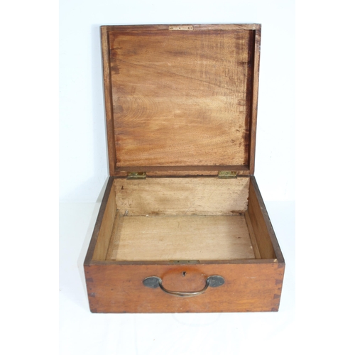 464 - VINTAGE DEED BOX AND TWO OTHERS
40 X 41 X 19CM