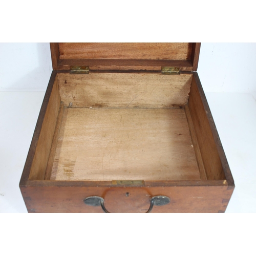 464 - VINTAGE DEED BOX AND TWO OTHERS
40 X 41 X 19CM