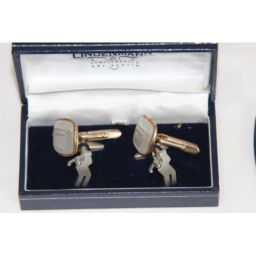 470 - QUANTITY OF BOXED CUFFLINKS ETC