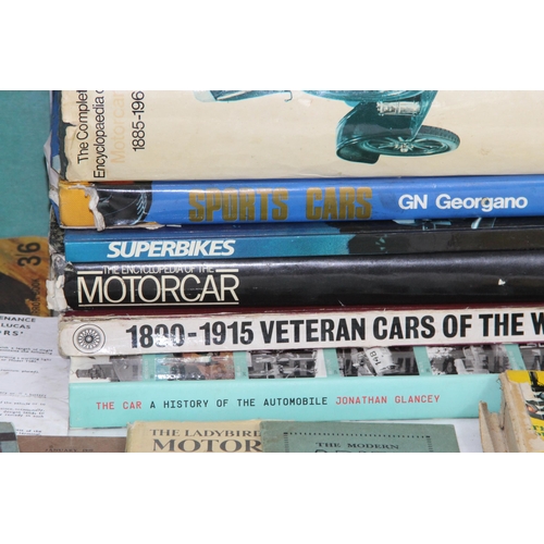 479 - QUANTITY OF VINTAGE AUTOMOBILE BOOKS