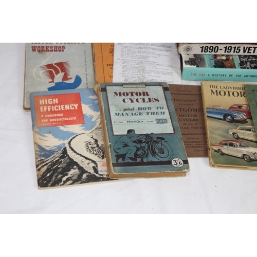 479 - QUANTITY OF VINTAGE AUTOMOBILE BOOKS