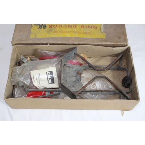 487 - VINTAGE BOXED CALOR GAS BOILING RING