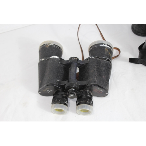 488 - 3 X PAIRS OF VINTAGE BINOCULARS