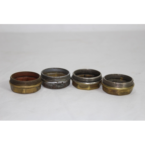 839 - SET OF FOUR VINTAGE AUSTIN WHEEL NUTS