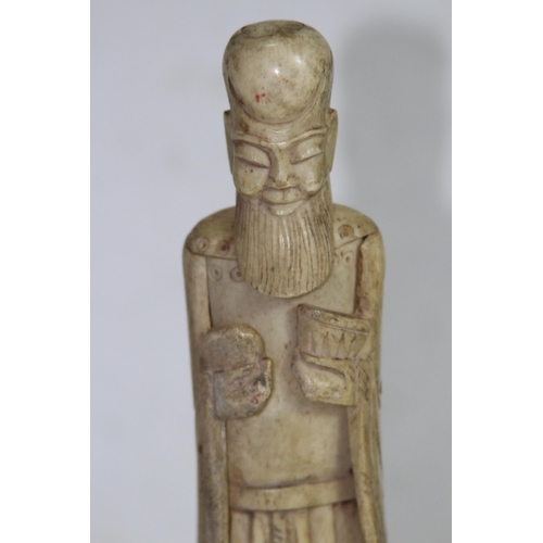 851 - ANTIQUE ORIENTAL BONE FIGURE
25CM