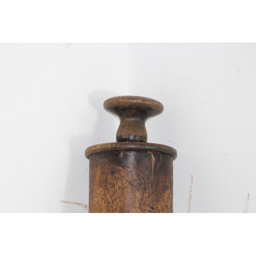 491 - ANTIQUE WOODEN PUMP
70CM