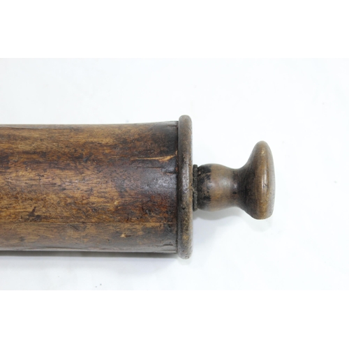 491 - ANTIQUE WOODEN PUMP
70CM