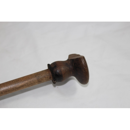 491 - ANTIQUE WOODEN PUMP
70CM