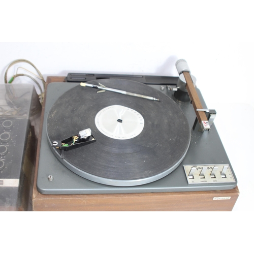 618 - VINTAGE GARRARD LAB 80 RECORD DECK AND PHILLIPS CASSETTE PLAYER (MQ)