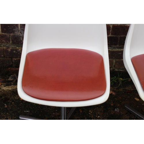 1 - PAIR OF ASTRAL CHAIRS
46 X 42 X 89CM