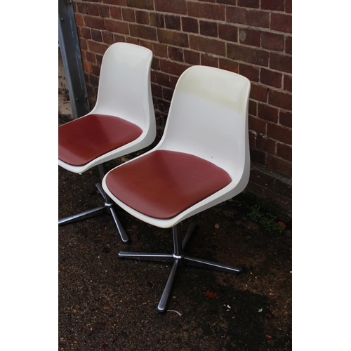 1 - PAIR OF ASTRAL CHAIRS
46 X 42 X 89CM