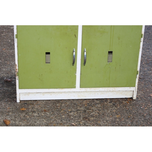 73 - 1950'S KITCHEN LARDER CUPBOARD WITH PULL OUT TABLE - A/F
82 X 45 X 174CM