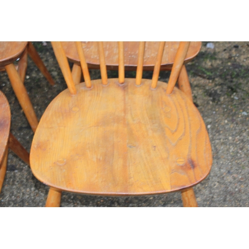 82 - 4 X ERCOL WINDSOR DINING CHAIRS
79 X 40CM