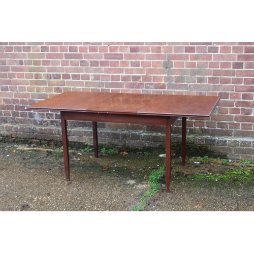 84 - TEAK  EXTENDING DINING  TABLE AND 4 CHAIRS
168 X 83 X 72CM