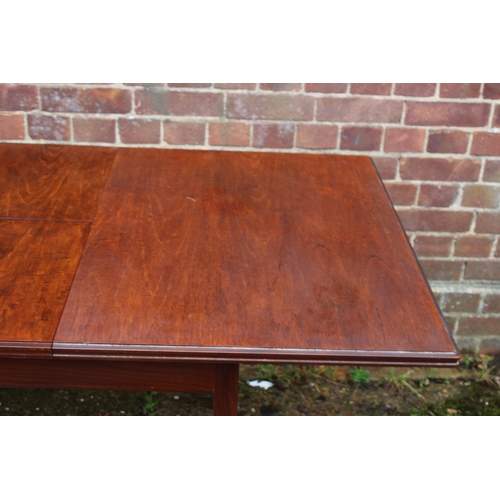 84 - TEAK  EXTENDING DINING  TABLE AND 4 CHAIRS
168 X 83 X 72CM