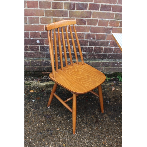 91 - RETRO KITCHEN TABLE AND 2 CHAIRS 
90 X 69 X 73CM