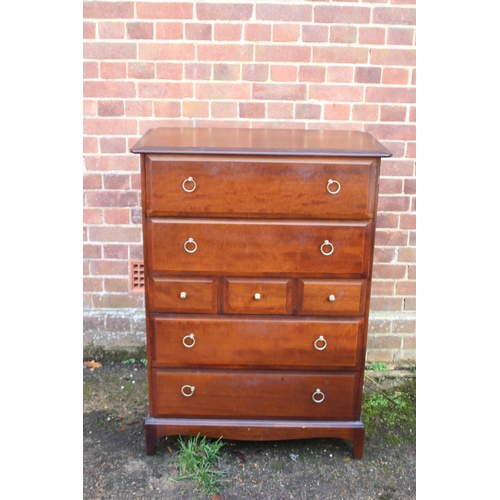 95 - STAG MINSTREL CHEST OF DRAWERS 
84 X 47 X 116CM