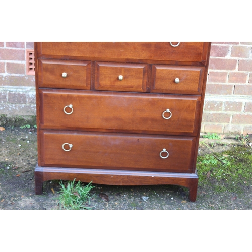 95 - STAG MINSTREL CHEST OF DRAWERS 
84 X 47 X 116CM