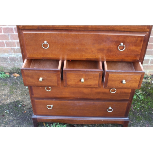 95 - STAG MINSTREL CHEST OF DRAWERS 
84 X 47 X 116CM