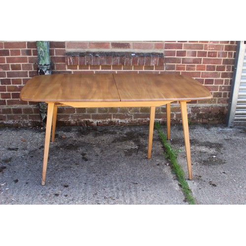 77 - BLONDE ERCOL GRAND PLANK EXTENDING TABLE
224 X 90 X 71.5CM EXTENDED 154CM NOT