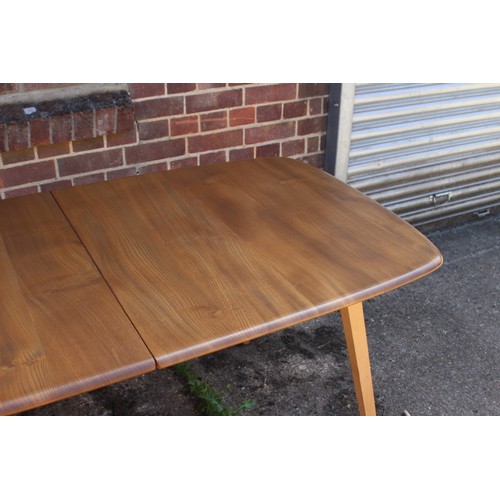 77 - BLONDE ERCOL GRAND PLANK EXTENDING TABLE
224 X 90 X 71.5CM EXTENDED 154CM NOT