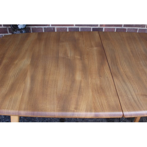 77 - BLONDE ERCOL GRAND PLANK EXTENDING TABLE
224 X 90 X 71.5CM EXTENDED 154CM NOT