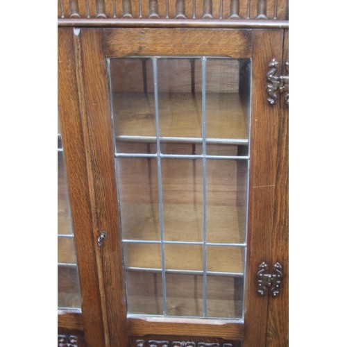 100 - VINTAGE DISPLAY CABINETS AND PRIORY SIDEBOARD 
105 X 31 X 125CM